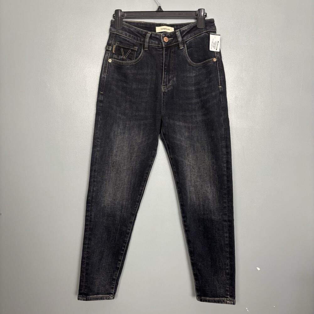 NWT DESIGNER NEW DENIM Jeans Pants New Straight Dark Wash Mens 28 Skater